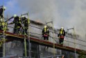 Dachstuhlbrand Koeln Poll Geislarerstr P182